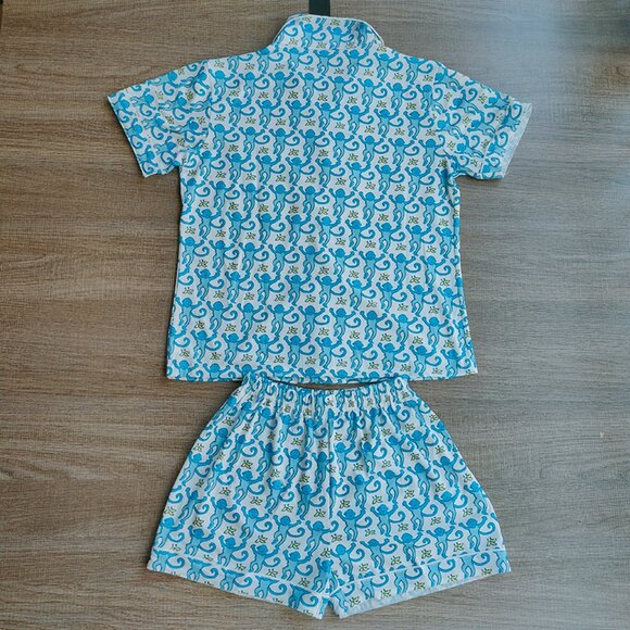 Roller Rabbit Lovely Monkey Pajamas Set - Picture 2 of 6